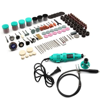 Cheap Mini Drill Dremel Electric Rotary Tool Multi-function Portable Grinder And Accessories 252PCS DIY Polishing Abrasive Tools Kit