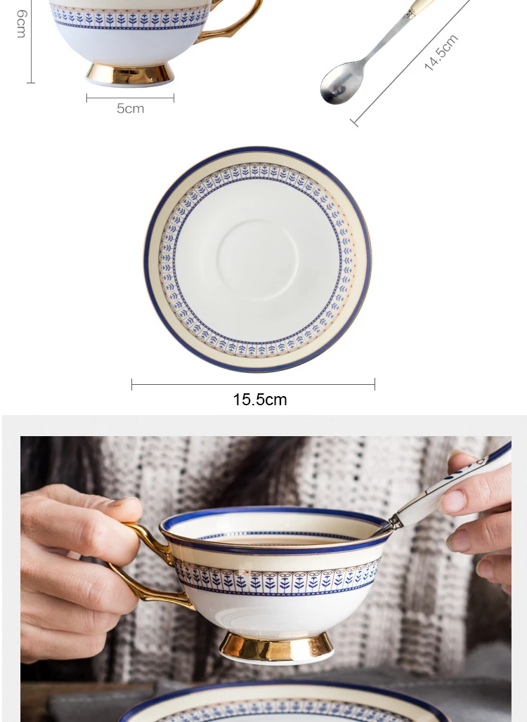 GLLead английский стиль формовочная костяного фарфора кофейная чашка и блюдце набор керамические цветочные чайные чашки с ложкой 200 мл чайная чашка из фарфора