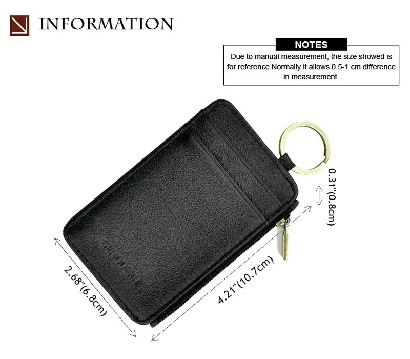coin wallet size