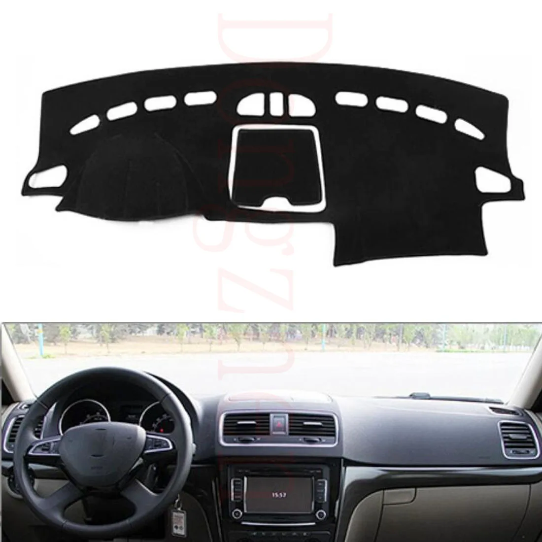 

Dongzhen Fit For Skoda yeti 2013 to 2016 Car Dashboard Cover Avoid Light Pad Instrument Platform Dash Board Cover car Styling