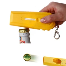 Высокое качество кухонный инструмент Портативный Летающий Кепки пиво бутылка отверстие консервного ножа пусковая установка Топ стрелковый пистолет K10