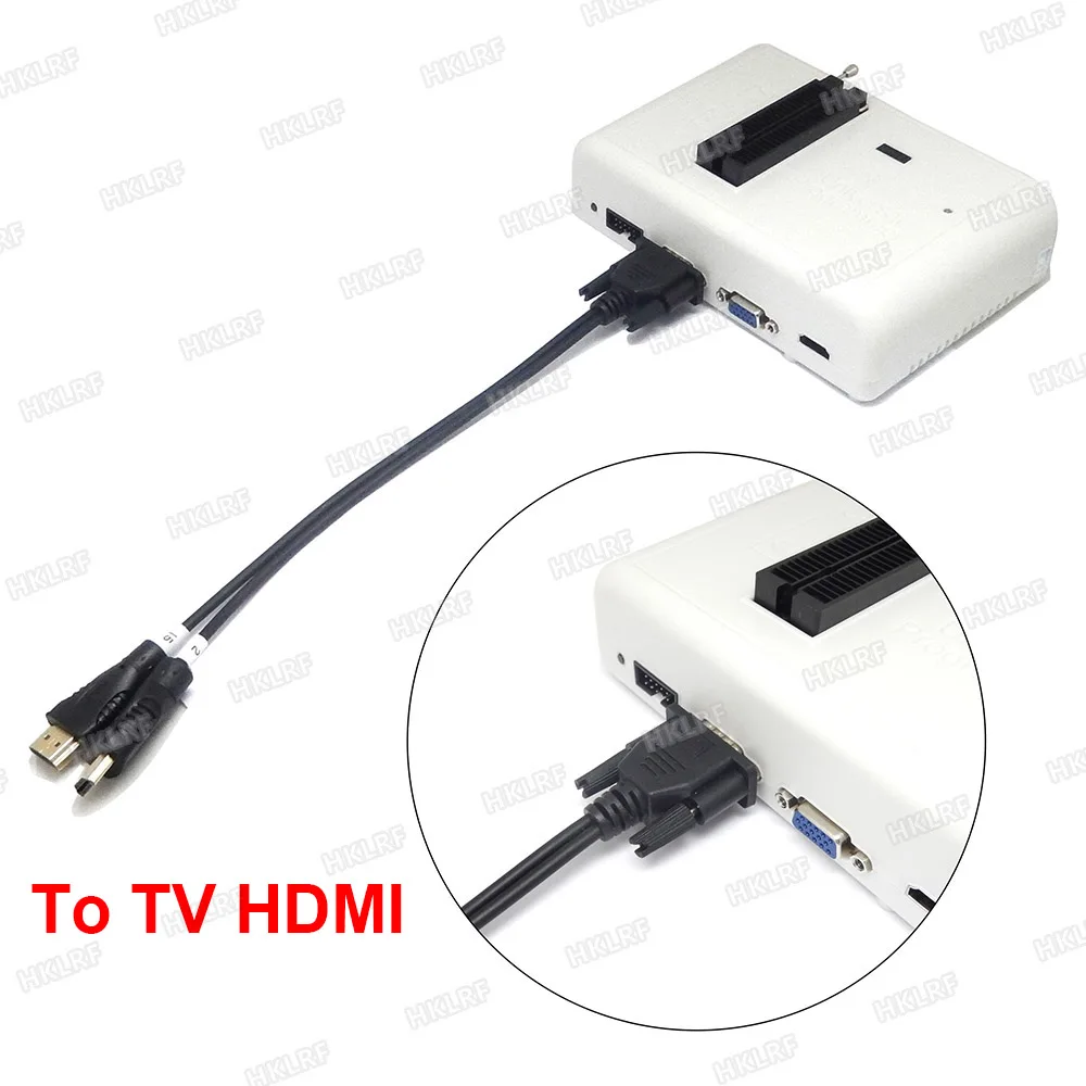 

Free shipping VGA to HDMI line/Cable For RT809H RT809F Solve the Problem of Printing and Brushing in HDMI Port