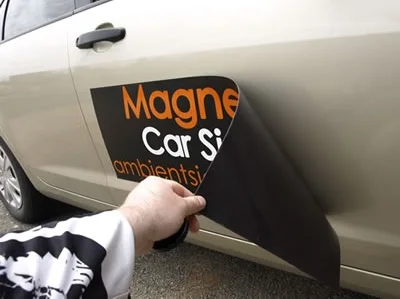 Съемный магнитный Автомобильный знак, Индивидуальный размер, форма и печать-магнитные знаки бампера