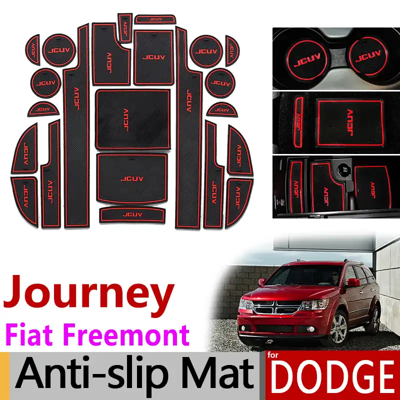 Anti Slip Gate Slot Mat Rubber Coaster For Dodge Journey Jc Fiat Freemont 2009 2016 Srt R T Accessories Stickers 2011 2015 Car Stickers Aliexpress