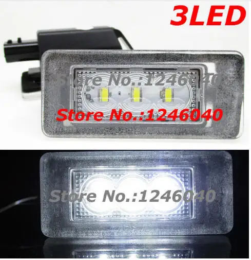 

2018 New Arrival 3LED License plate light Number plate lamp light for NISSAN Serena C27 Canbus