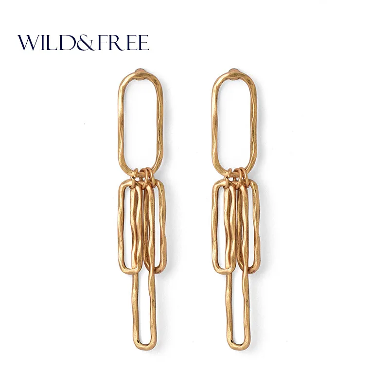 Женские массивные серьги-гвоздики в винтажном стиле из цинкового сплава, античные золотые серебряные металлические простые европейские серьги-гвоздики, ювелирные изделия