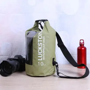 

10L Transparent Backpack Outdoor Waterproof Adjustable Drifting Camping Bag Outdoor Riding Camping Travel Sports Bags