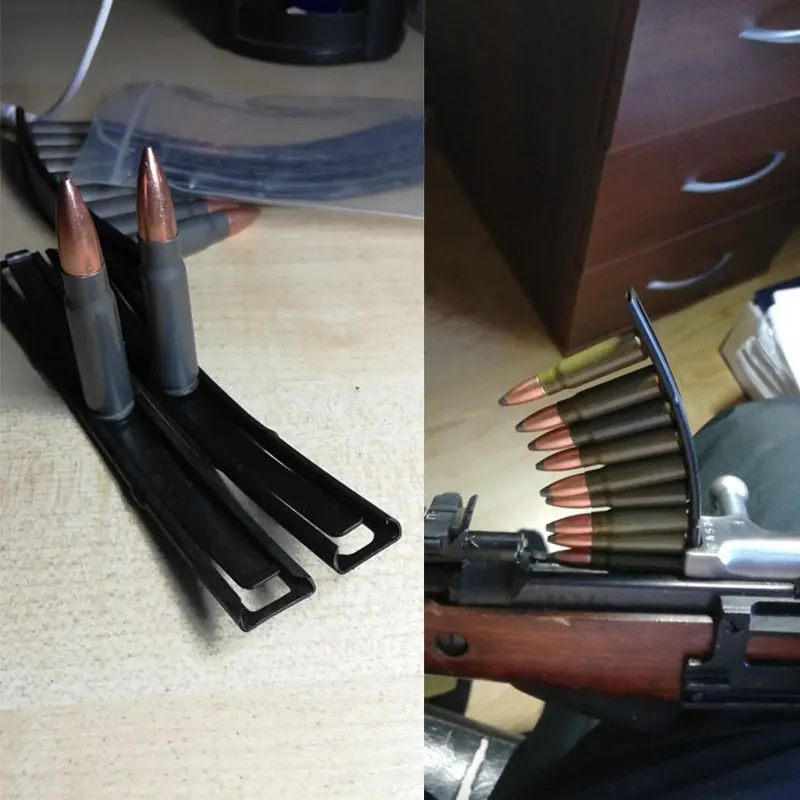 10 قطعة الصيد الصلب المتعرية كليب التكتيكية AK SKS محمل 10 جولة 7.62x39 10 قطعة الصيد الصلب المتعرية كليب التكتيكية AK SKS محمل 10 جولة 7.62x39