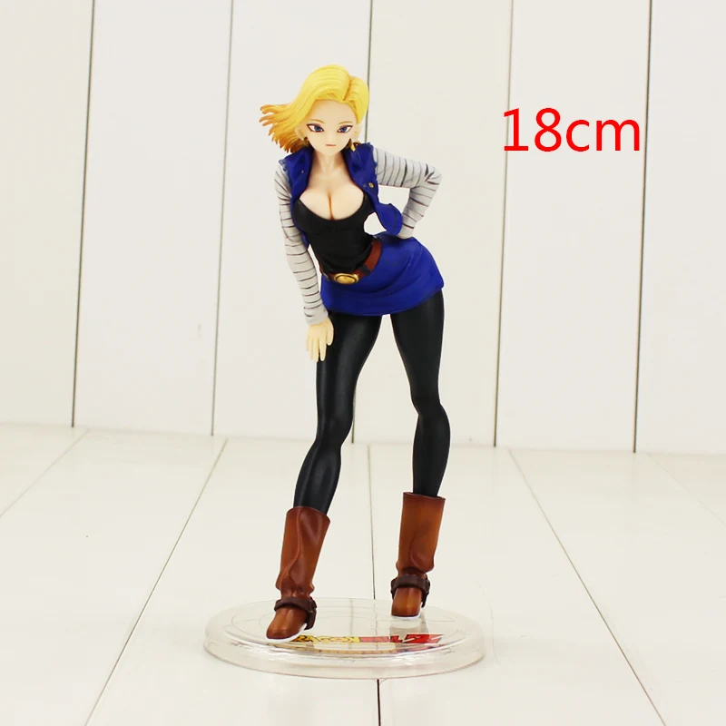 13-24 см Dragon Ball Z Gals Bulma изменение цвета блеск гламуры Android 18 Videl Chi Китай платье ПВХ фигурка Модель Кукла игрушка - Цвет: Style B opp bag