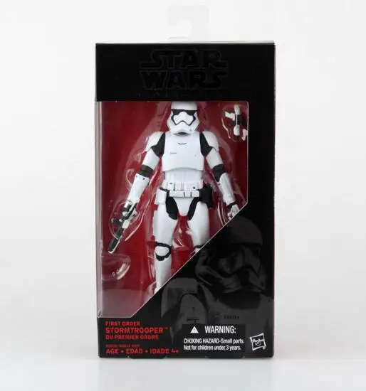 Star Wars Black Series 6 фигурки из аниме Дарт Вейдер Кайло Рен Штурмовик Боба Фетт 6 дюймов фигурки из фильма детские игрушки - Цвет: With Box