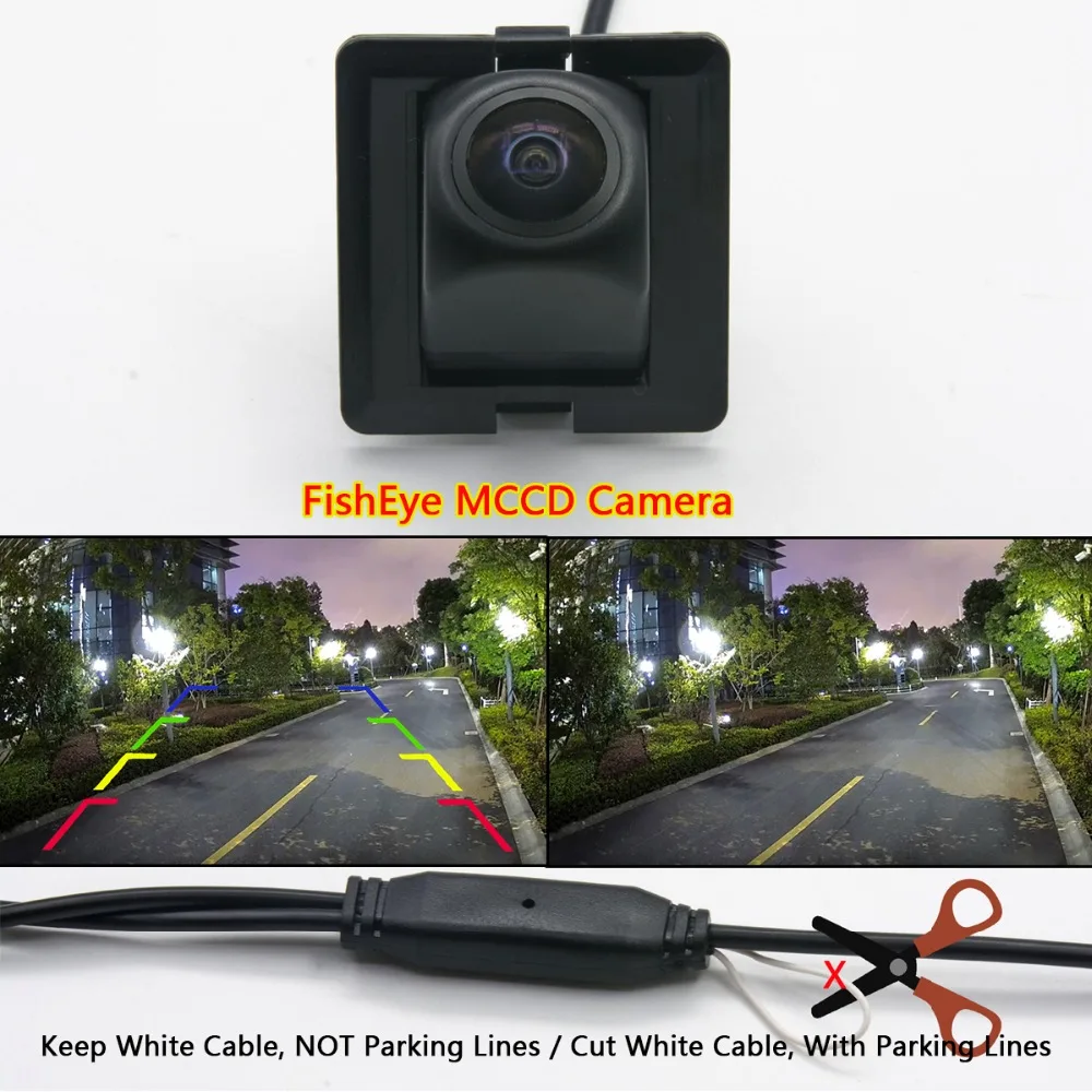 Камера заднего вида Fisheye 1080P MCCD HD для Toyota Prado 150 LC150 LC120 Land Cruiser автомобильный