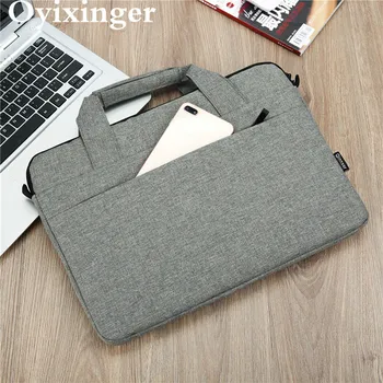 

Oyixinger Computer Notebook Package Men And Women Laptop Briefcase Concise 13.3 14.1 15.6 Inch Laptops Bag For Macbook Air 13