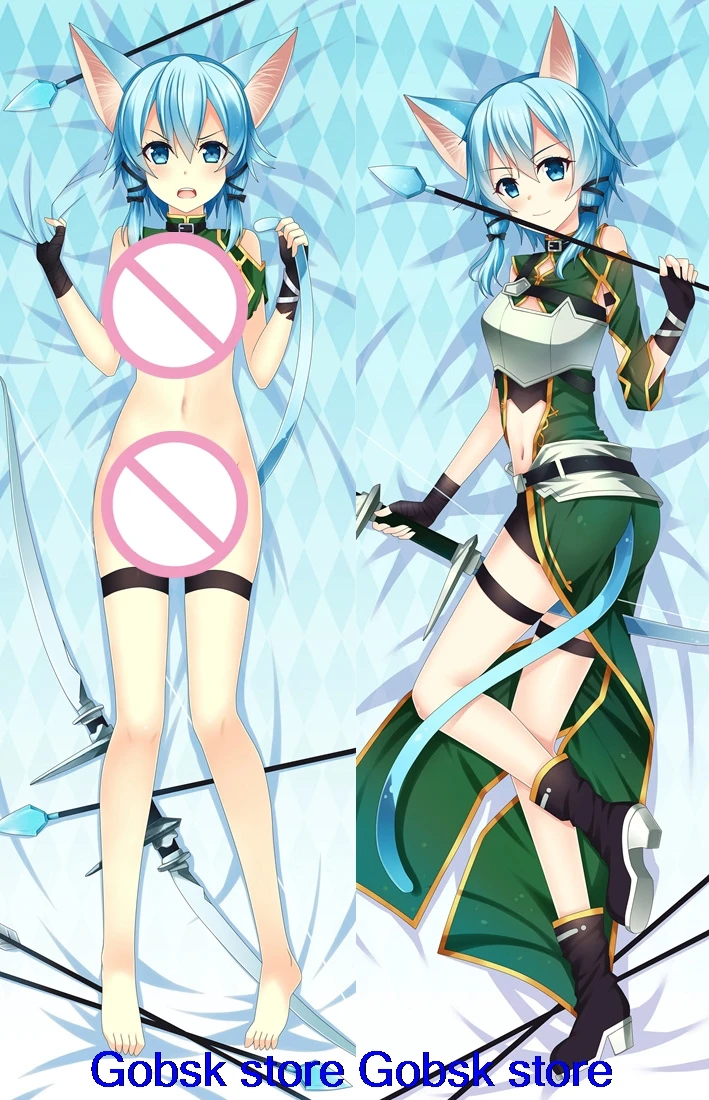 2017 обновленные аниме Сан меч арт онлайн персонажи Kirigaya Suguha Dakimakura наволочка