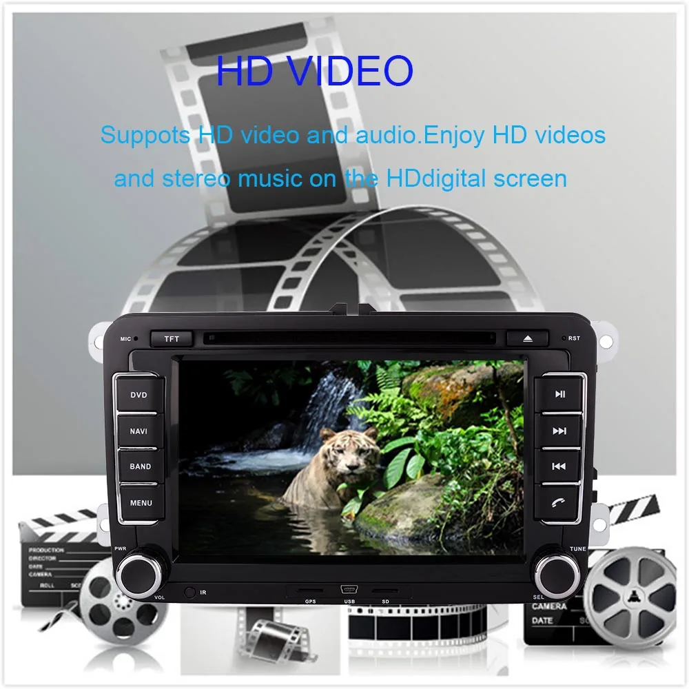 Cheap 2 DIN Android 9.0 Car DVD player For SKODA OCTAVIA/FABIA/SUPERB 2005 2010 With BT WIFI RDS Navigation Multimedia Radio Head unit 2