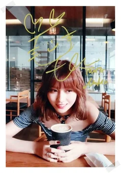 

signed TWICE MOMO autographed photo Twicetagram 6 inches freeshipping 112017