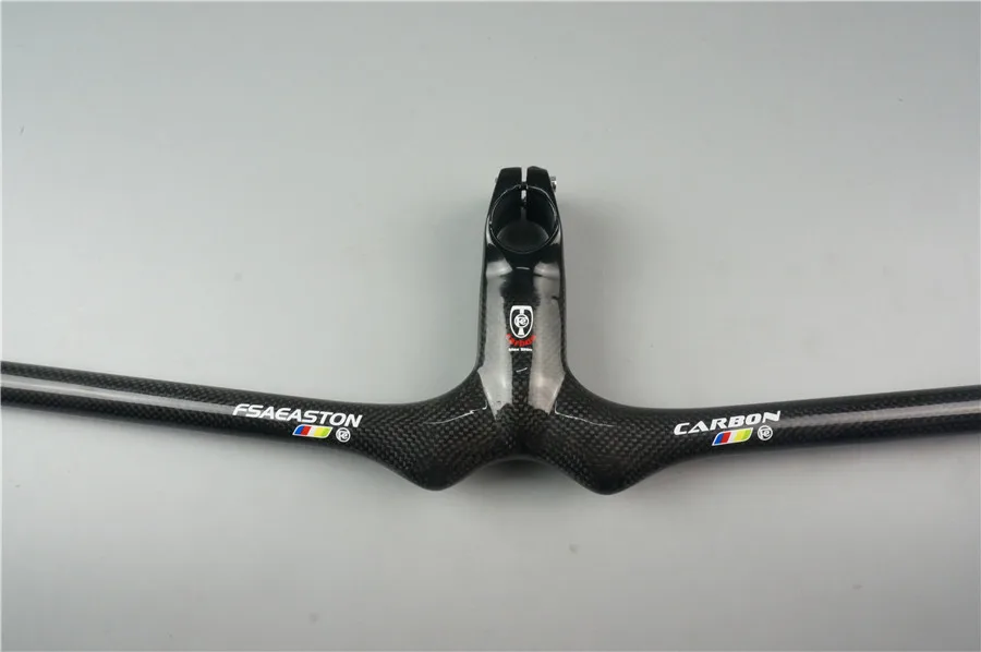 

New FSAEASTON full carbon fiber bike parts Handlebar One by one straight with the code table rack