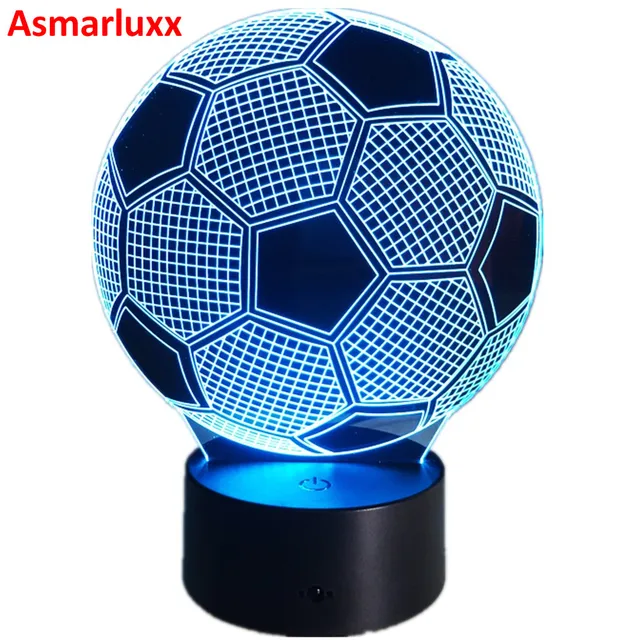 3d voetbal lamp 3d voetbal lamp
