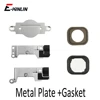 2set Home Button Metal Holder Bracket Plate For iPhone 5 5S SE 2022 5C 6 6S 7 8 Plus With Rubber Gasket Replacement Fix Part ► Photo 1/6