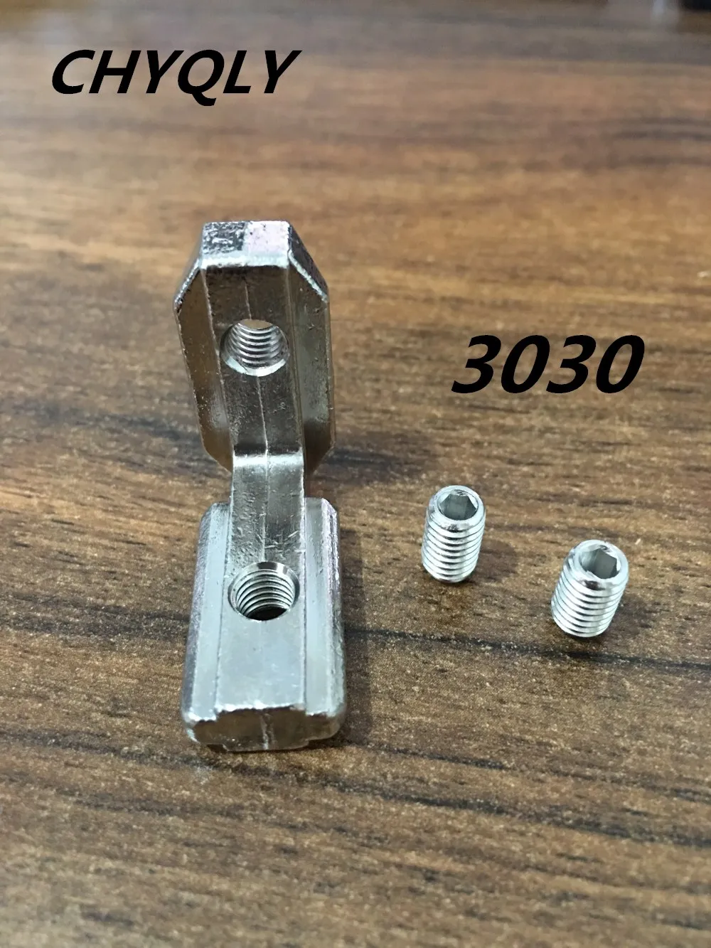 

50pcs/lot T Slot L-Shape 3030 Aluminum Profile Interior Corner Connector Joint Bracket for 3030 Alu-profile (with M6 screws)