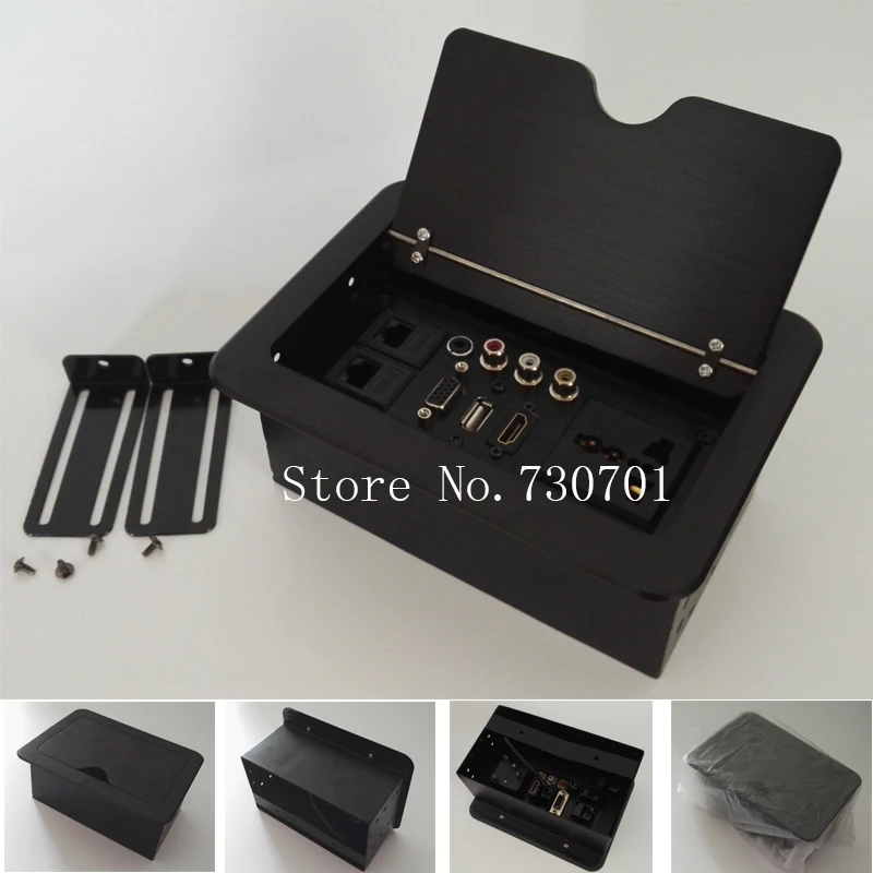 2019 سطح المكتب خفية Lan منفذ lipe يصل ل نظام المؤتمر livolo usb vga الصوت مقبس tafe انزلاق socketl
