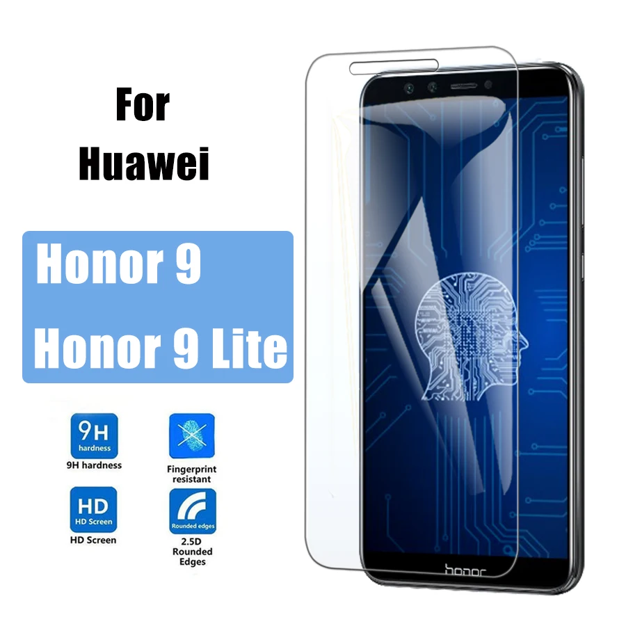 Honor 10 легкое стекло hauwei для huawei 9 lite Защитная защита экрана закаленное 10lite