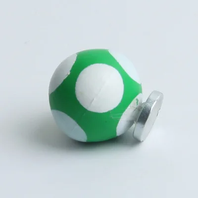 ZOCDOU 1 шт. Супер Марио DIY магнит на холодильник ТВ FC игра Япония игровой мультфильм 3D ледяная коробка Пастер ледяная коробка наклейка - Цвет: Green Mushroom