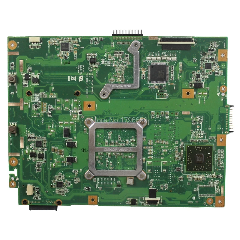 K52N Motherboard REV:2.1 For ASUS X52N K52N K52D laptop Motherboard K52N Mainboard K52N Motherboard test 100% ok