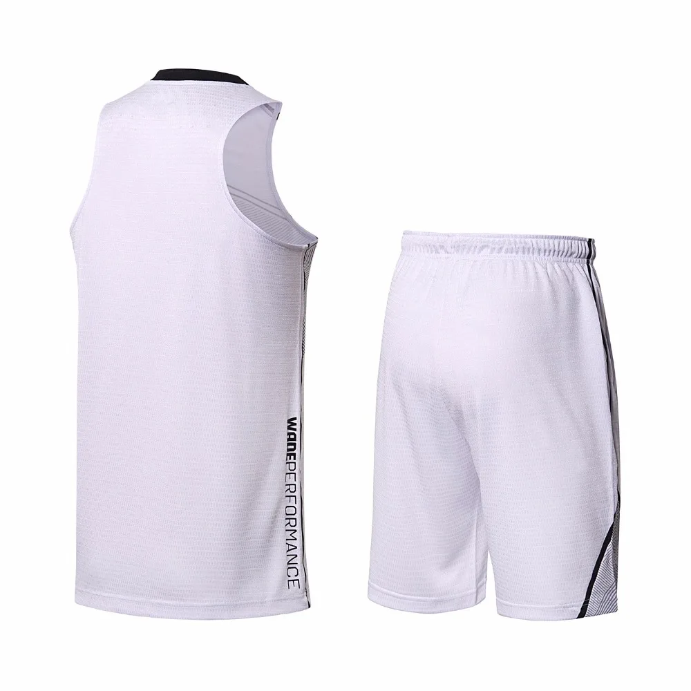 Li Ning мужские Уэйд костюмы баскетбольные 100% полиэстер тонкая посадка Удобная