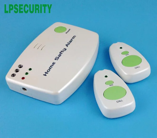 Домашняя Беспроводная сигнализация для пожилых людей/помощь матери/пациента, 433 МГц устройство для ухода на дому(с 2 кнопкой sos