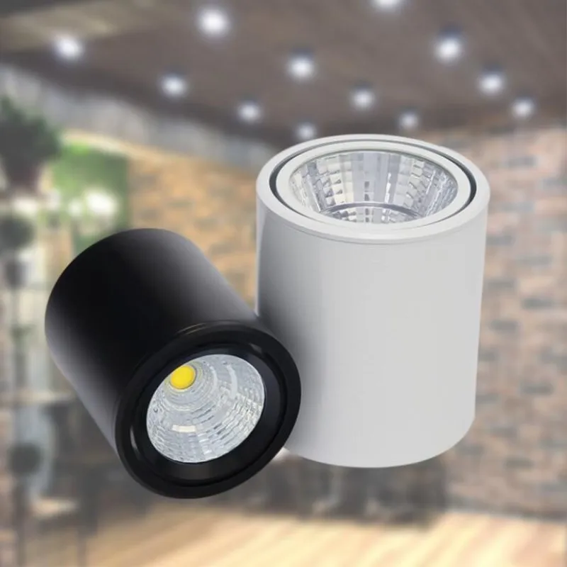 Surface Mounted LED Downlights 10W 15W 20W Dimmable COB ...