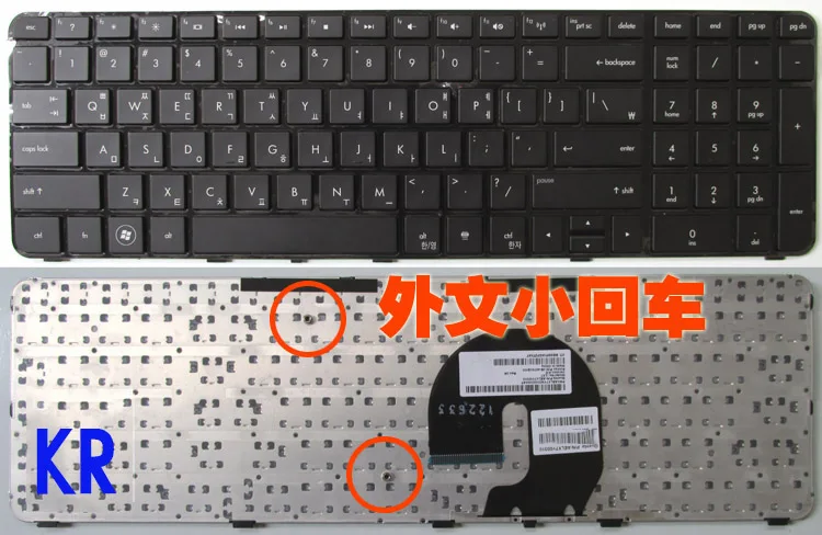 

News keyboard for HP DV7-4000 dv7-4100 dv7-4200 FRENCH/Deutsch German/ITALIAN/KOREAN/RUSSIAN/DANISH/PO/SPANISH/SWISS/TURKISH