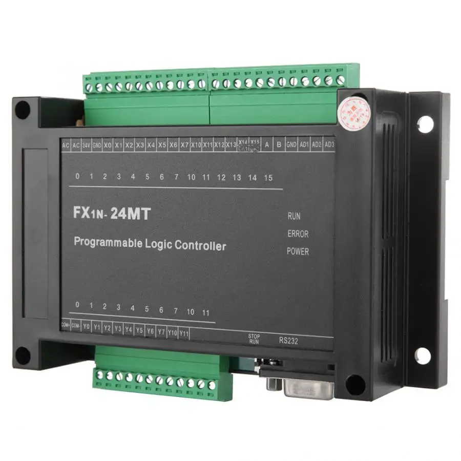 

Industrial Control Board PLC FX1N-24MT RS485 14 Input 10 Output 24V 1A PLC control board module