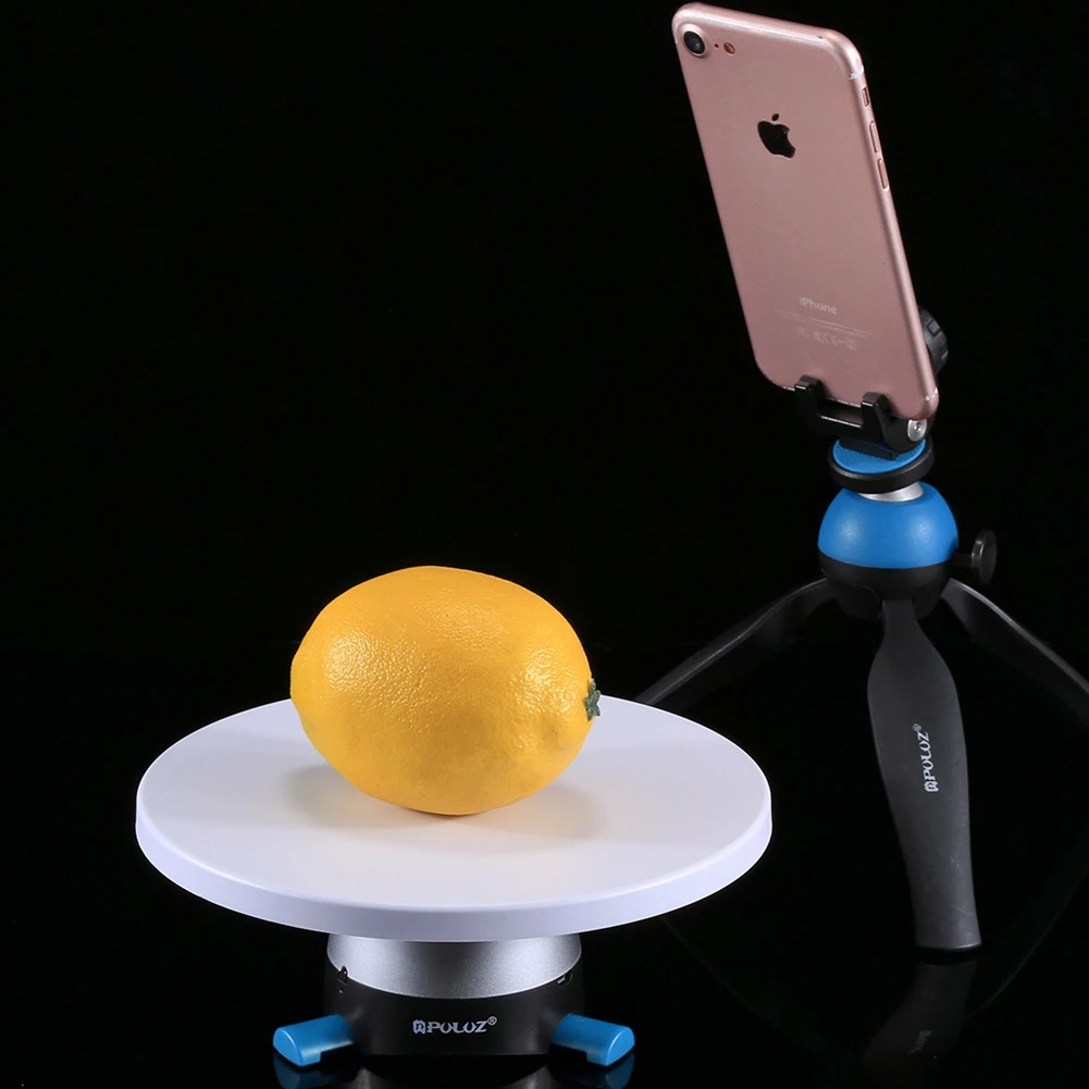 

PULUZ High Quality 1/4 Screw One Quarter Inch Screw Interface Round Tray Props 18cm Diameter ABS Material for Tripod Head