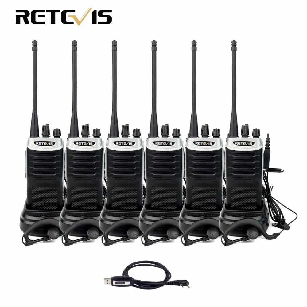 bilder für 6 stücke Walkie Talkie Retevis RT7 UHF Band CTCSS/DCS FM Radio (88-105 MHz) Zwei 2-wege-radio Amateurfunk HF Transceiver bilder für 6 stücke Walkie Talkie Retevis RT7 UHF Band CTCSS/DCS FM Radio (88-105 MHz) Zwei 2-wege-radio Amateurfunk HF Transceiver