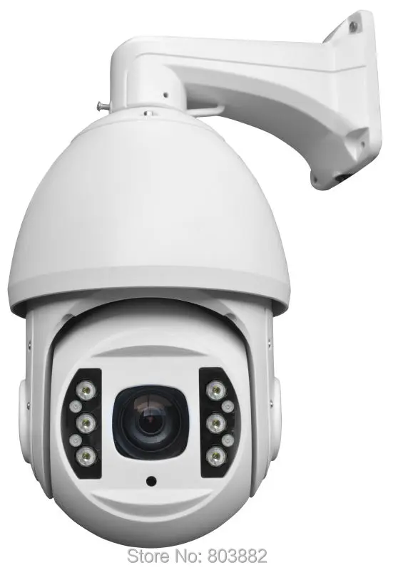 5 Megapixel HD High Speed IP PTZ Intelligent Outdoor Camera 18X Optical Zoom 1 1 8