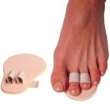 

NEW PEDIFIX DOUBLE TOE STRAIGHTENER BUDIN SPLINT 1 PIECE HAMMER TOE CORRECTOR