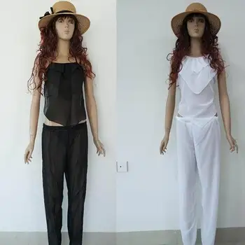 

Free shipping sexy Night Dress 3S4057 Semi-transparent Long Pants sexy babydoll set