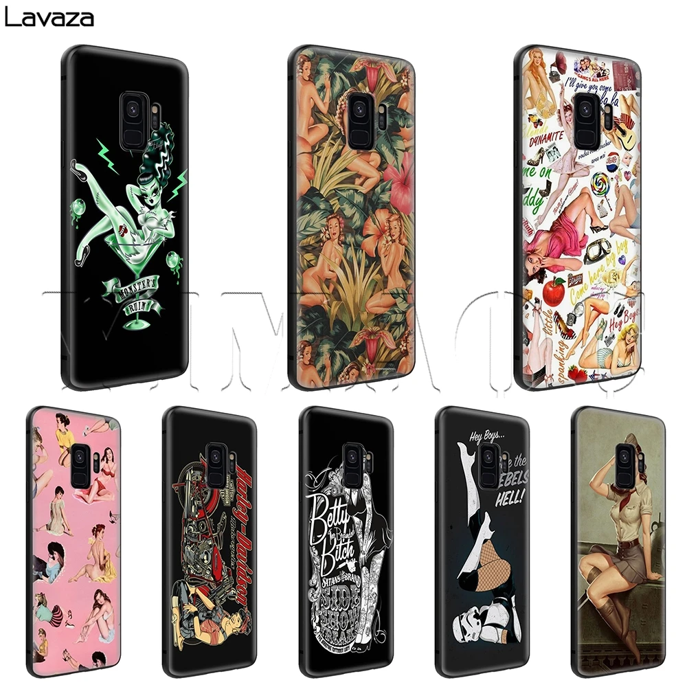 Lavaza с изображением девушке в стиле пин-ап чехол для Samsung Галактики S6 S7 край J6 S8 S9 S10