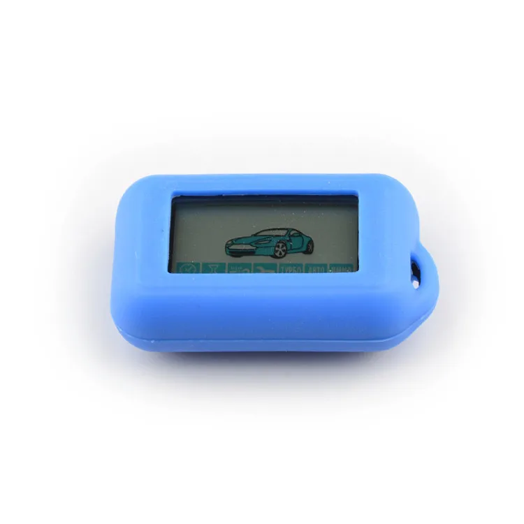 starline E60 E90 E62 two way car alarm system LCD remote silicone case (31)