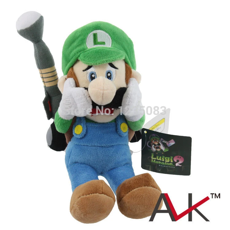 stuffed luigi