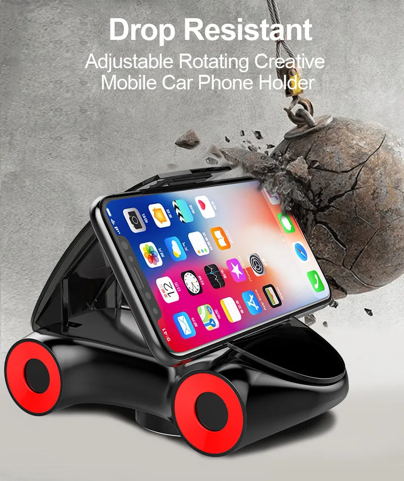 TOMKAS Universal Holder For Phone in Car Dashboard Sports Car Models Phone Car Holder Mobile SmartPhone Support Holder Stand