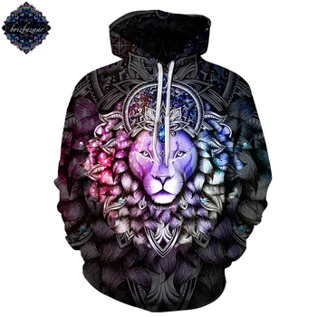 

Leo.Color By Brizbazaar Art Unisex Hoodie 3D Print Sweatshirts Pullover Harajuku Mens Hoody Streetwear Coat for Autumn 2018
