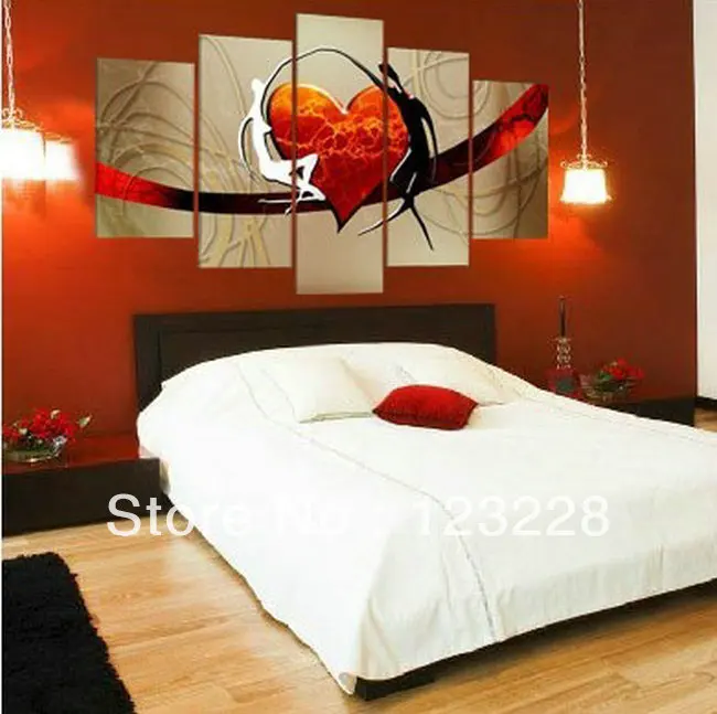 Whole Wall Paintings Bedroom Decor Painting Sweethearts Whole Wall Paintings Bedroom Decor Painting Sweethearts Love Each Other By Heart Great Eternal Ap007 In Calligraphy From Home