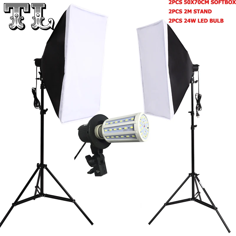 bilder für 2 STÜCKE 24 Watt Led-lampen E27 Foto video beleuchtung softbox kit licht diffuse Kit 2 stücke softbox 2 stücke licht stehen 2 stücke licht halter bilder für 2 STÜCKE 24 Watt Led-lampen E27 Foto video beleuchtung softbox kit licht diffuse Kit 2 stücke softbox 2 stücke licht stehen 2 stücke licht halter