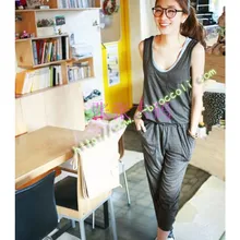 Новая мода плюс Размеры летом хлопок комбинезон и Комбинезоны для малышек для женщин комбинезон Повседневное Лето XXXXXXL Брюки для девочек