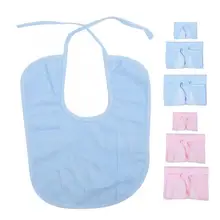 Пожилых водонепроницаемый нагрудник для взрослых Mealtime слюнявчик полотенце столовый фартук чехол для одежды парикмахерские инструменты для обертывания