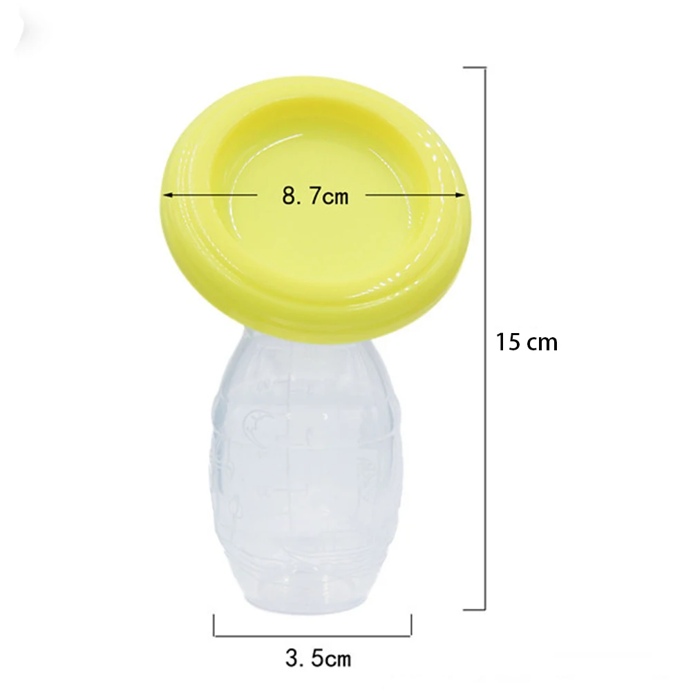 100 мл простой Еда Класс силиконовые ручной, для грудного молока насос для ребенка кормление грудью коллектора молоко соска всасывания насос