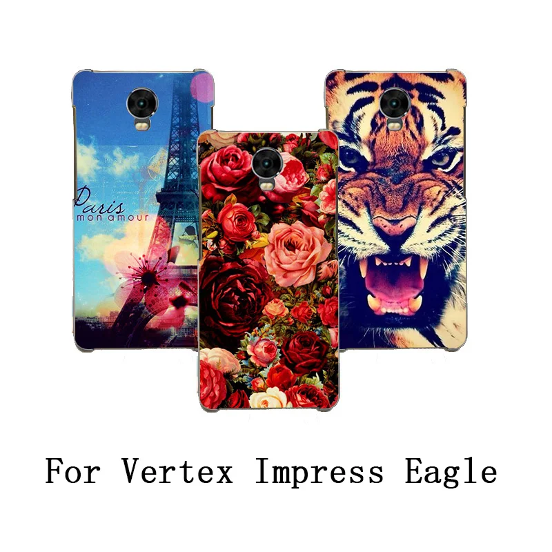 Модный роскошный мягкий ТПУ чехол для телефона задняя крышка для Vertex Impress Eagle DIY чехол с рисунком s для Vertex Impress Eagle