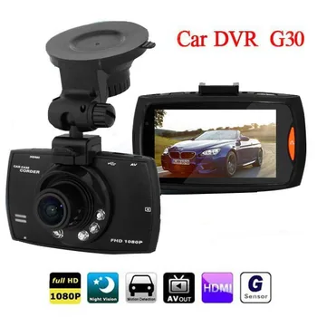 

Car DVR Dash Cam Video Recorder 2.7" 140 Degree G30 Car DVR camera Full HD 1080P Video Camera with Night Vision G-Sensor