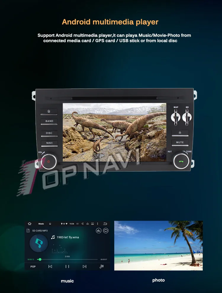 Cheap Topnavi Quad Core Android 7.1 Car DVD Player for Poesche Cayenne 2003 2004 2005 2006 2007 2008 2009 2010 Radio GPS Navigation 29